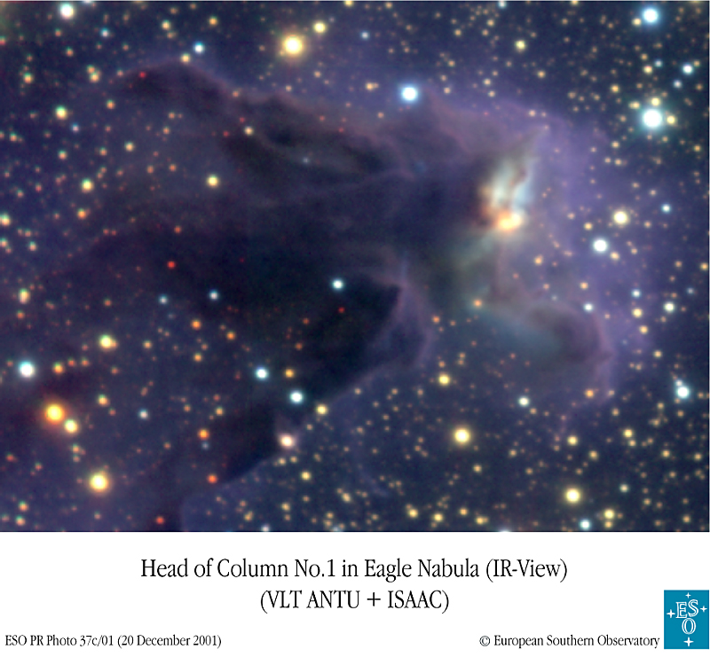 Eagle Nebula IR view